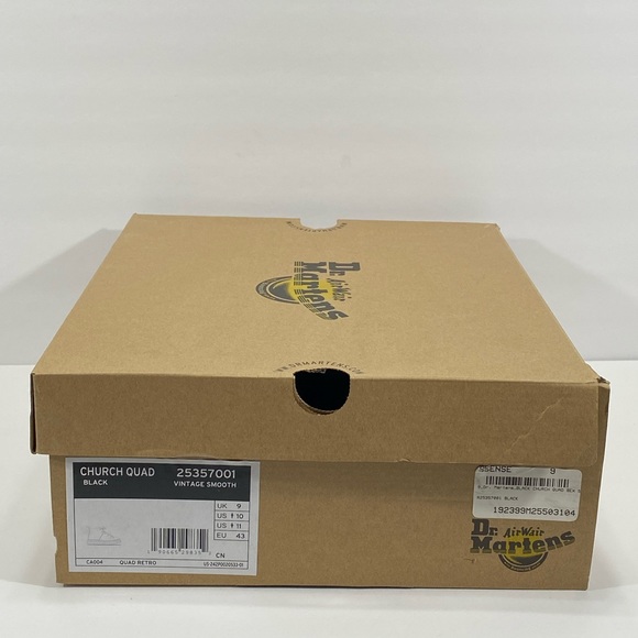 NEW DR MARTENS CHURCH QUAD PLATFORM BOOTS - Picture 10 of 10